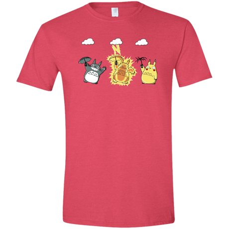 T-Shirts Heather Red / S Totochu Men's Semi-Fitted Softstyle