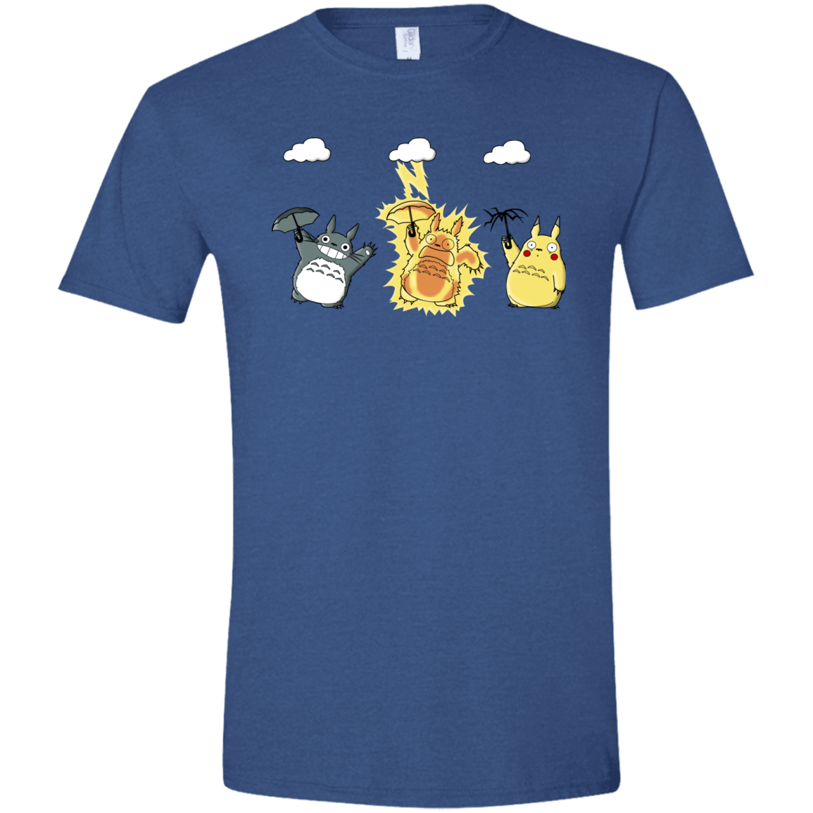 T-Shirts Heather Royal / X-Small Totochu Men's Semi-Fitted Softstyle