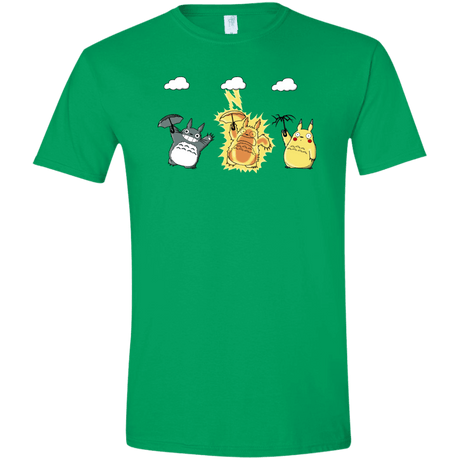 T-Shirts Irish Green / S Totochu Men's Semi-Fitted Softstyle