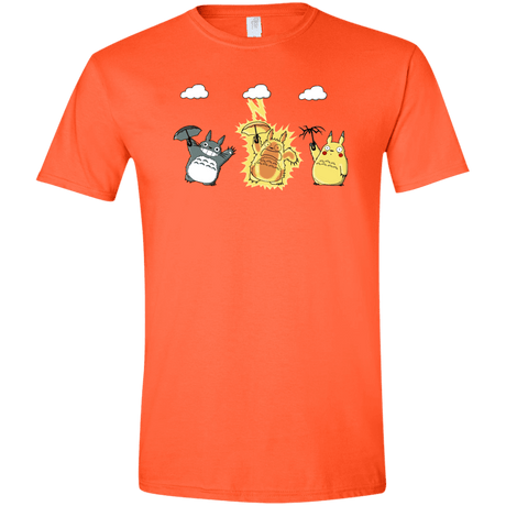 T-Shirts Orange / S Totochu Men's Semi-Fitted Softstyle