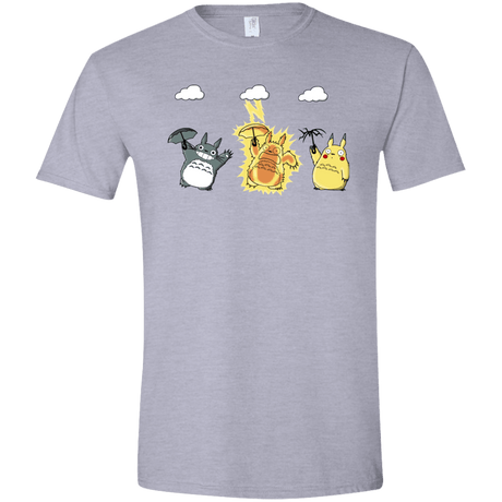 T-Shirts Sport Grey / X-Small Totochu Men's Semi-Fitted Softstyle