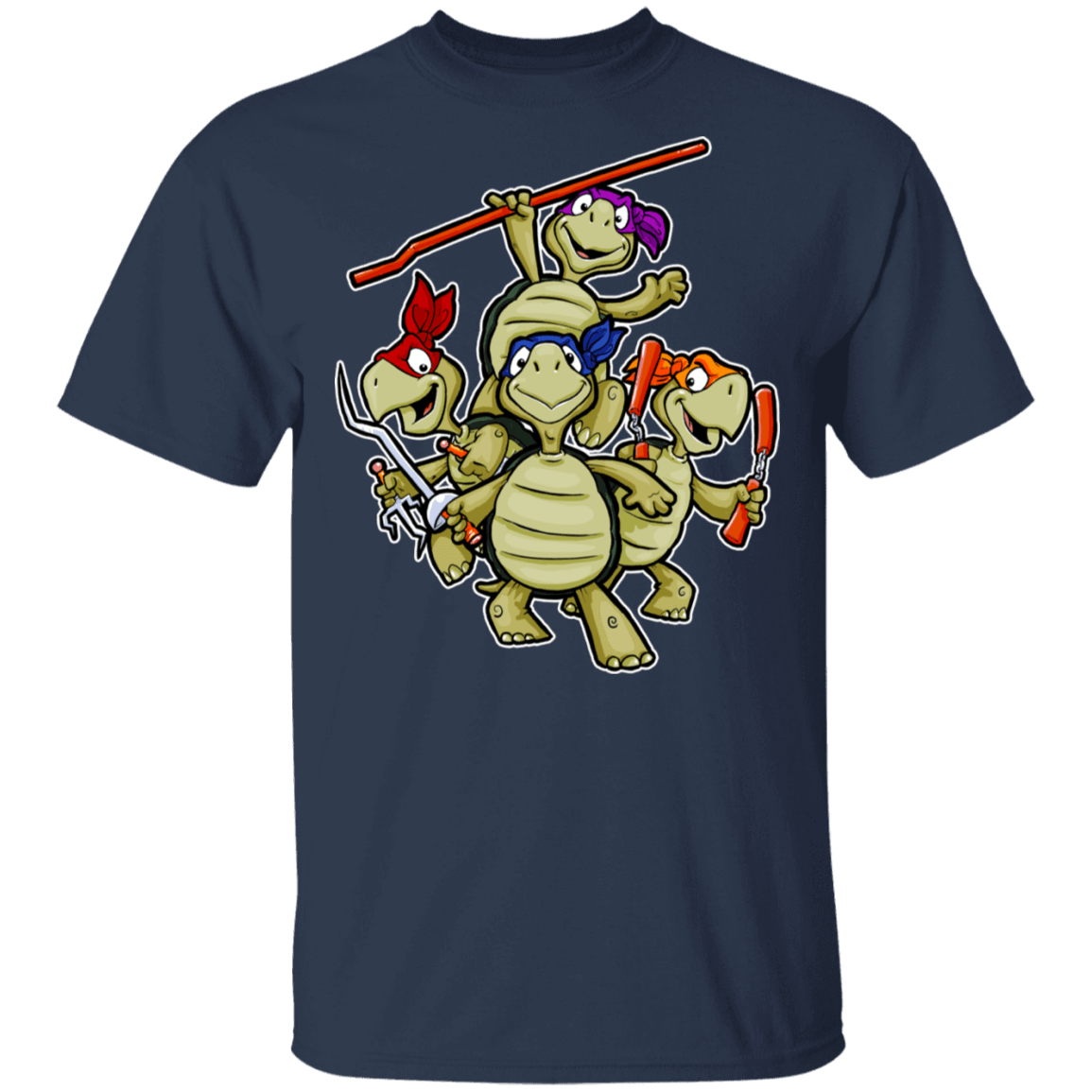 T-Shirts Navy / S Touche Ninja Turtles T-Shirt