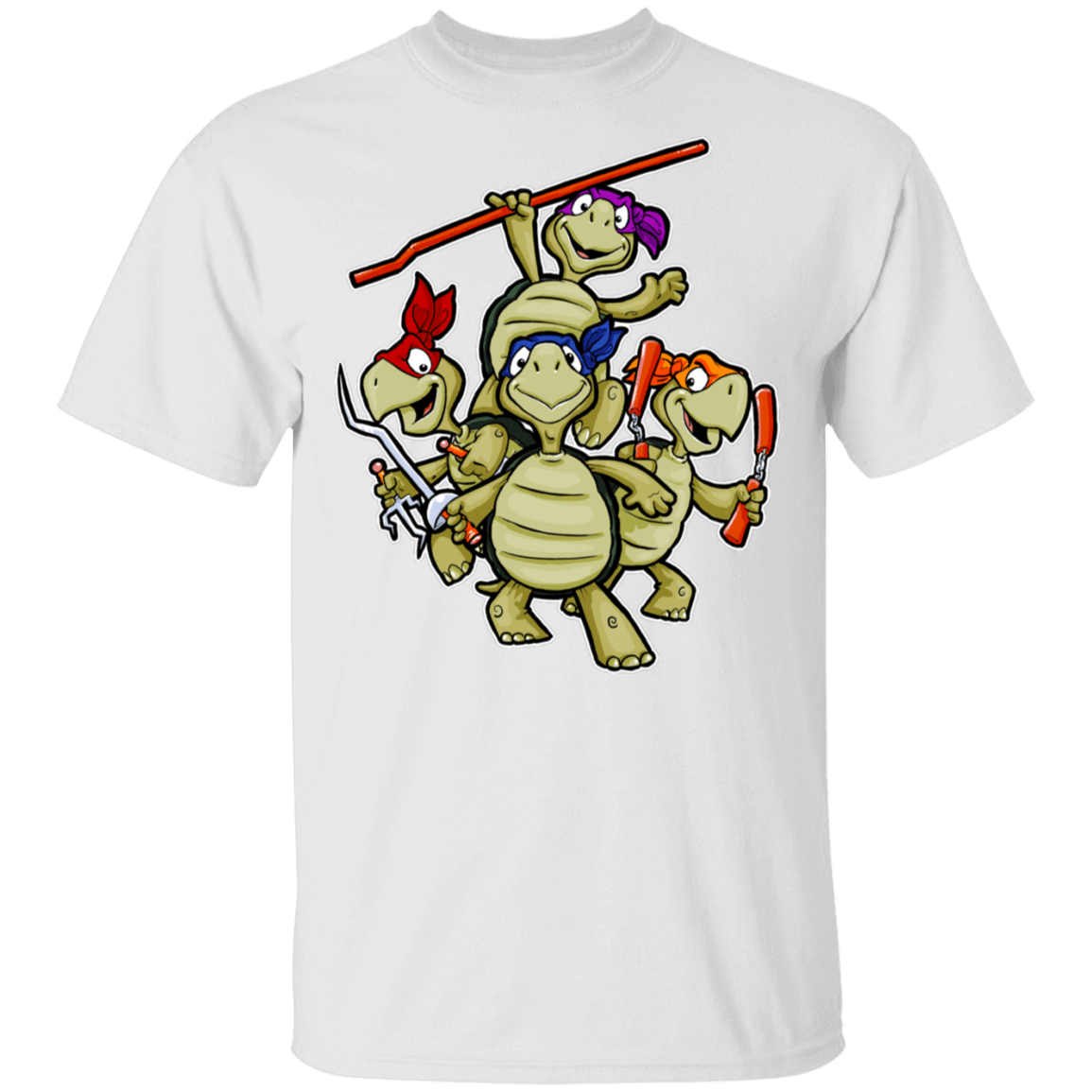 T-Shirts White / S Touche Ninja Turtles T-Shirt