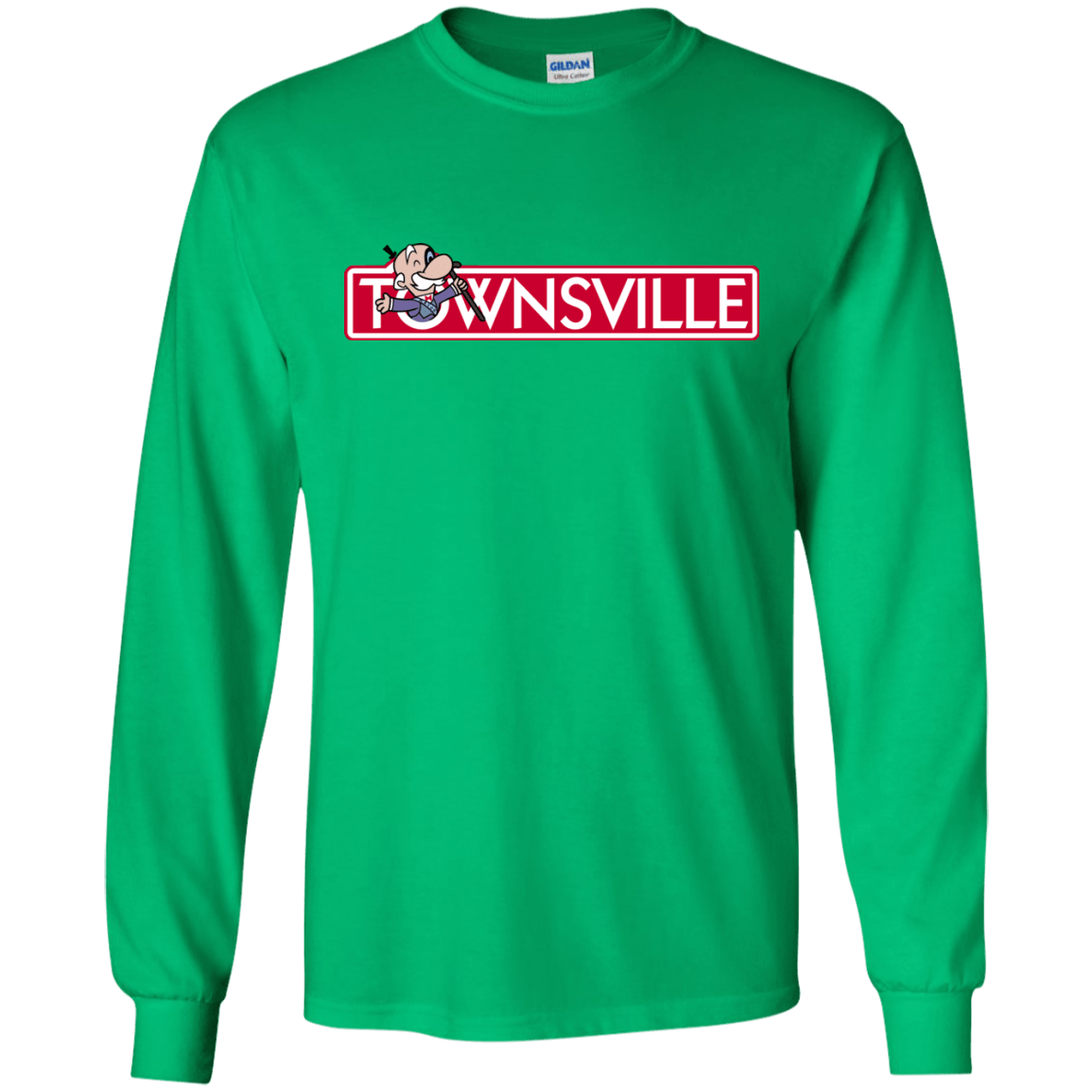 T-Shirts Irish Green / S Townsville Men's Long Sleeve T-Shirt