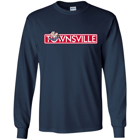 T-Shirts Navy / S Townsville Men's Long Sleeve T-Shirt