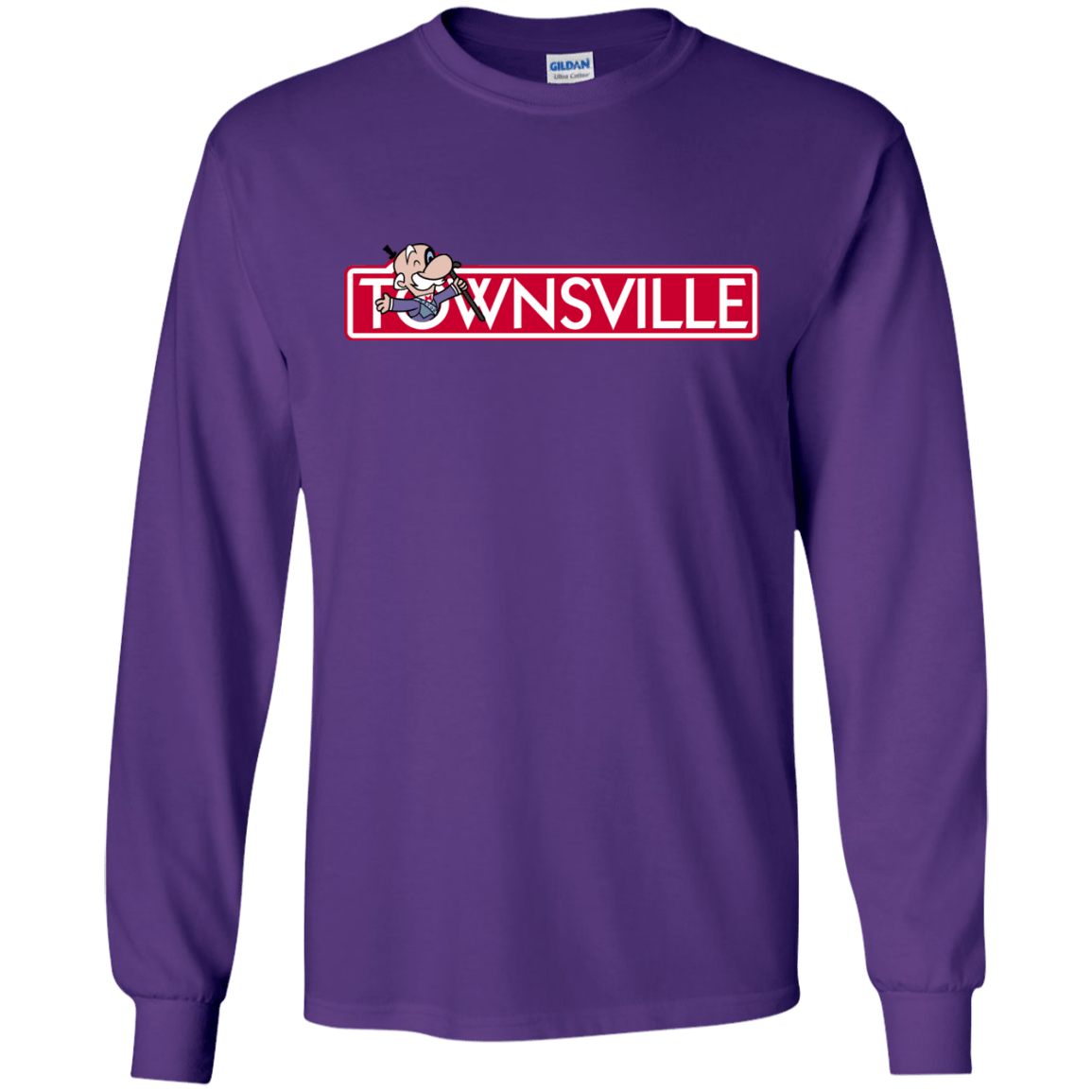 T-Shirts Purple / S Townsville Men's Long Sleeve T-Shirt