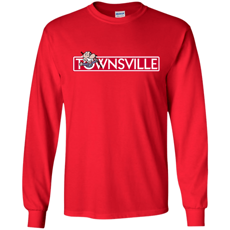 T-Shirts Red / S Townsville Men's Long Sleeve T-Shirt