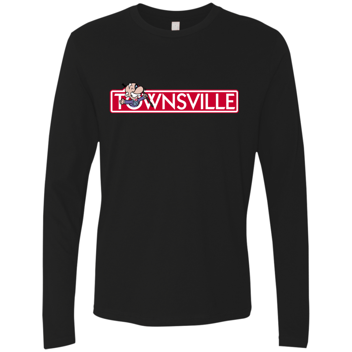 T-Shirts Black / S Townsville Men's Premium Long Sleeve