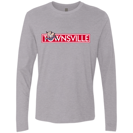 T-Shirts Heather Grey / S Townsville Men's Premium Long Sleeve