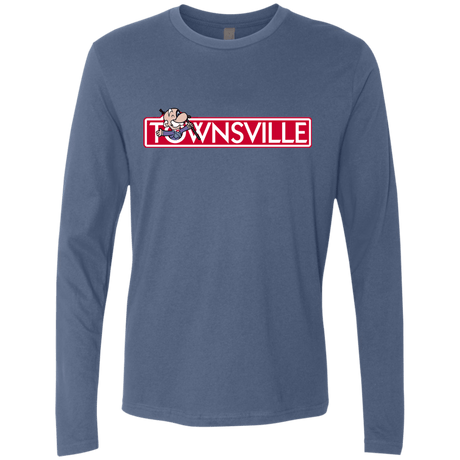 T-Shirts Indigo / S Townsville Men's Premium Long Sleeve