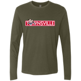 T-Shirts Military Green / S Townsville Men's Premium Long Sleeve