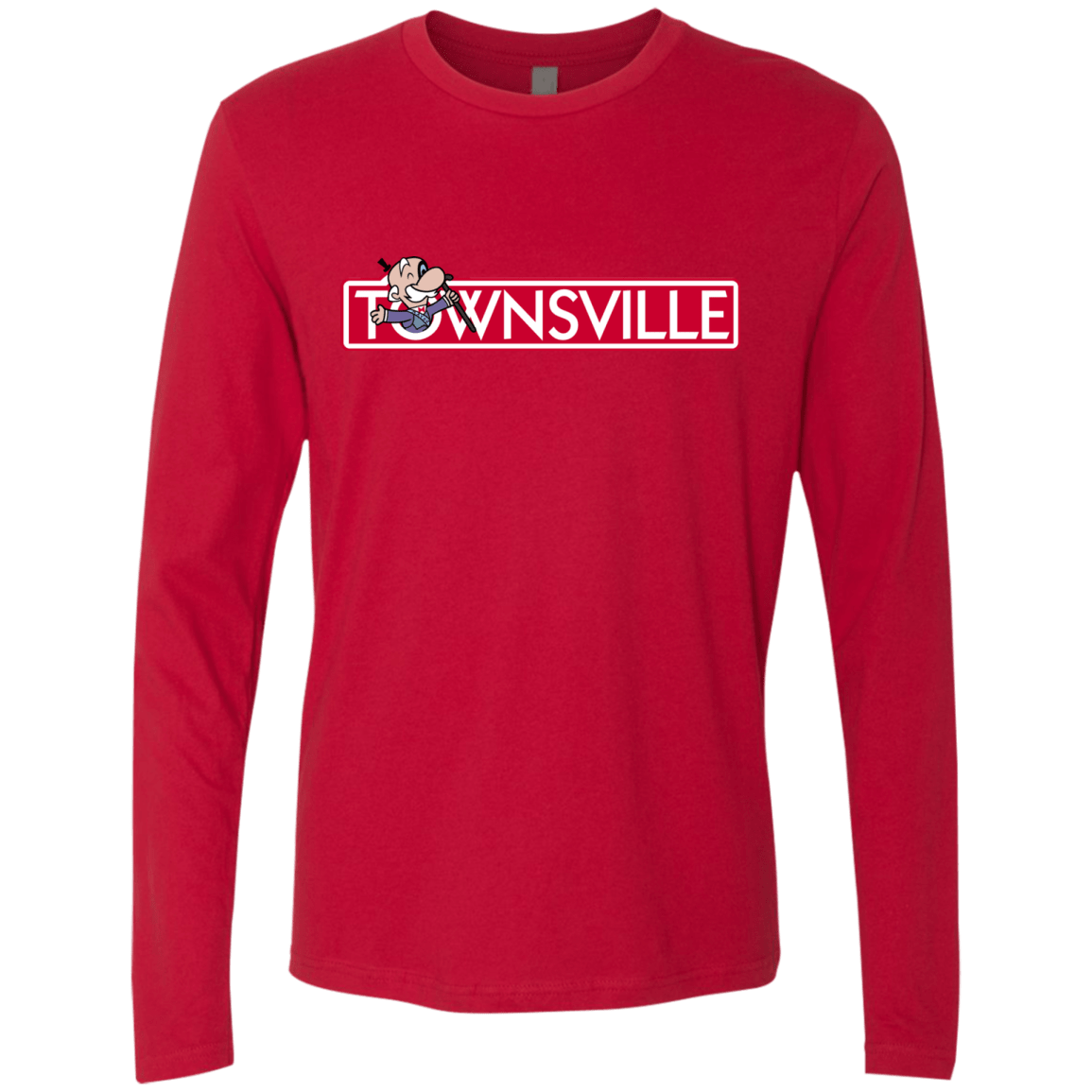 T-Shirts Red / S Townsville Men's Premium Long Sleeve