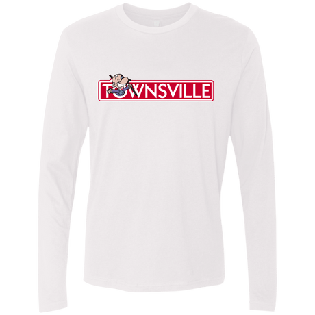 T-Shirts White / S Townsville Men's Premium Long Sleeve