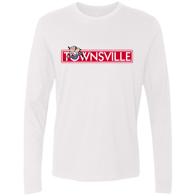 T-Shirts White / S Townsville Men's Premium Long Sleeve
