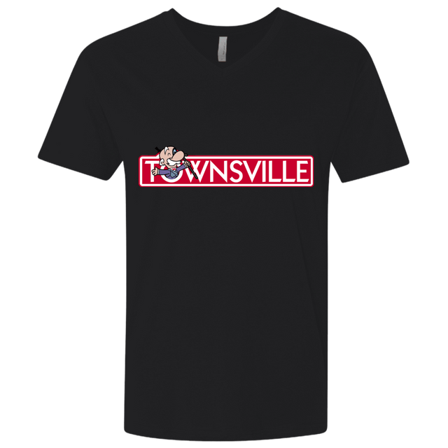 T-Shirts Black / X-Small Townsville Men's Premium V-Neck