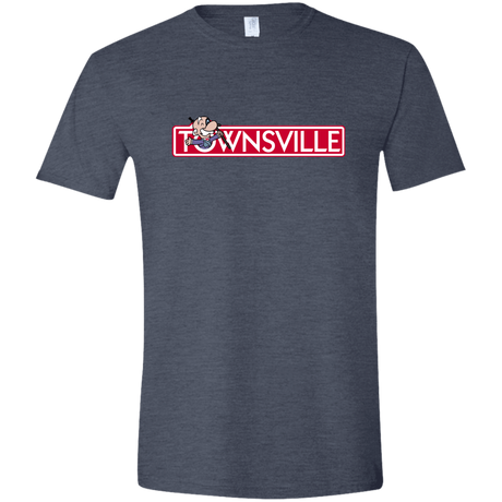 T-Shirts Heather Navy / S Townsville Men's Semi-Fitted Softstyle