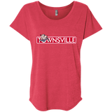 T-Shirts Vintage Red / X-Small Townsville Triblend Dolman Sleeve