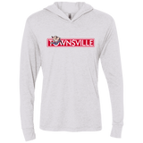 T-Shirts Heather White / X-Small Townsville Triblend Long Sleeve Hoodie Tee