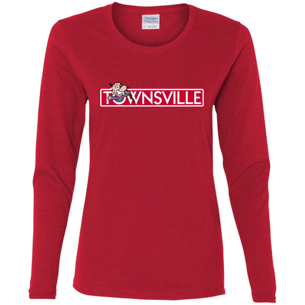 T-Shirts Red / S Townsville Women's Long Sleeve T-Shirt