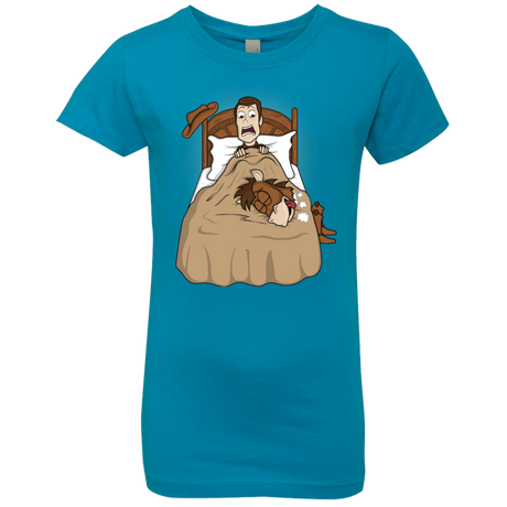 T-Shirts Turquoise / YXS TOY PADRINO Girls Premium T-Shirt