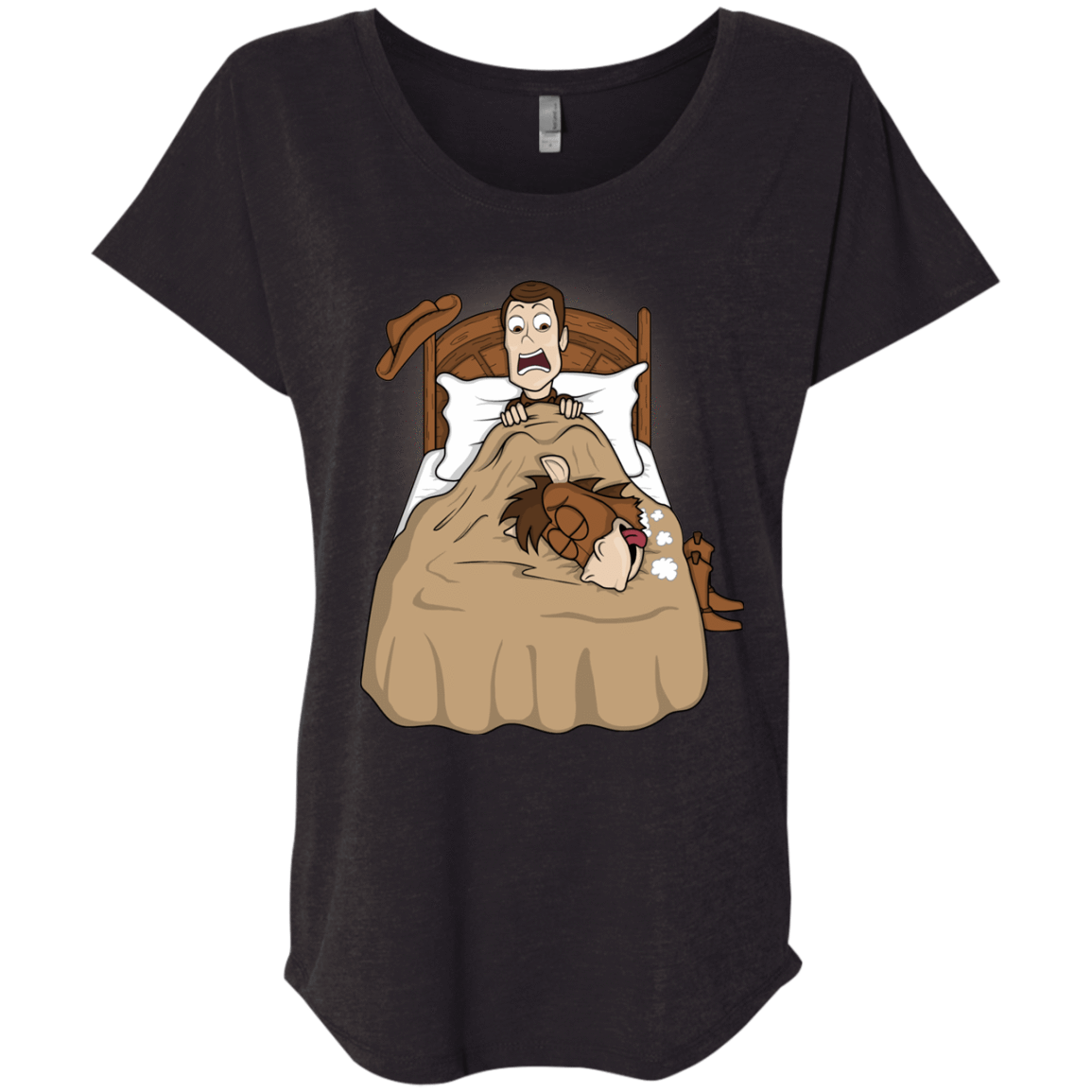 T-Shirts Vintage Black / X-Small TOY PADRINO Triblend Dolman Sleeve