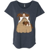 T-Shirts Vintage Navy / X-Small TOY PADRINO Triblend Dolman Sleeve