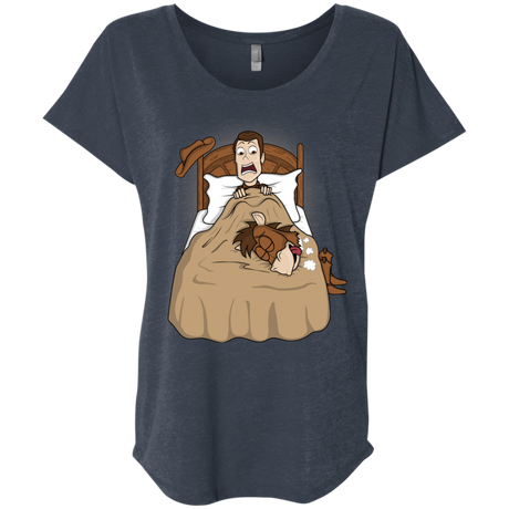 T-Shirts Vintage Navy / X-Small TOY PADRINO Triblend Dolman Sleeve