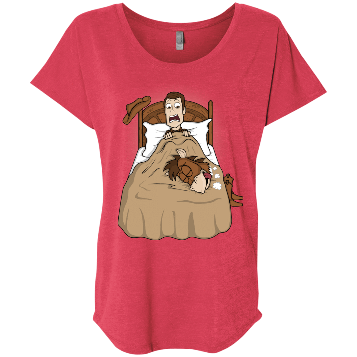 T-Shirts Vintage Red / X-Small TOY PADRINO Triblend Dolman Sleeve