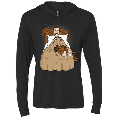 T-Shirts Vintage Black / X-Small TOY PADRINO Triblend Long Sleeve Hoodie Tee