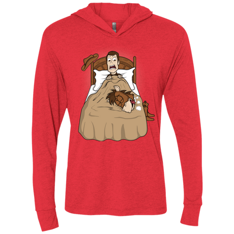 T-Shirts Vintage Red / X-Small TOY PADRINO Triblend Long Sleeve Hoodie Tee