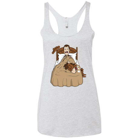 T-Shirts Heather White / X-Small TOY PADRINO Women's Triblend Racerback Tank