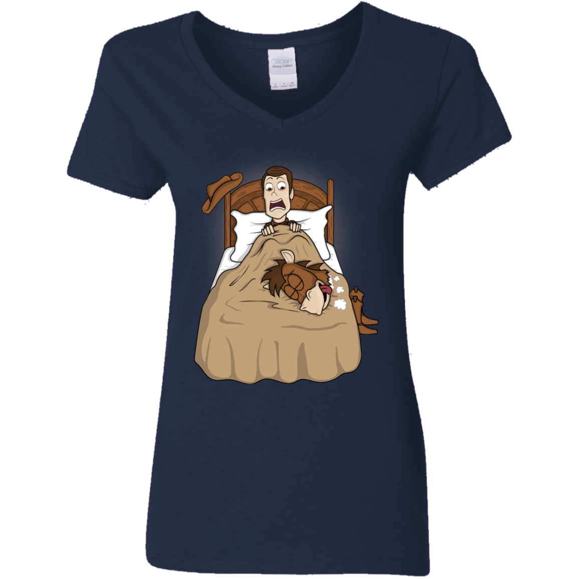 T-Shirts Navy / S TOY PADRINO Women's V-Neck T-Shirt