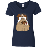 T-Shirts Navy / S TOY PADRINO Women's V-Neck T-Shirt