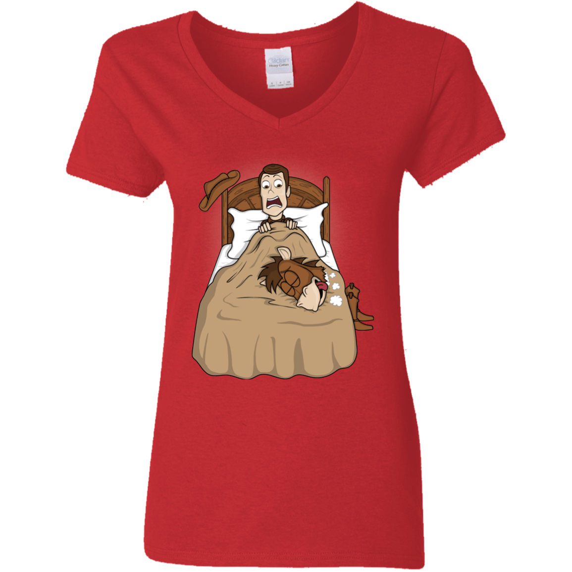 T-Shirts Red / S TOY PADRINO Women's V-Neck T-Shirt