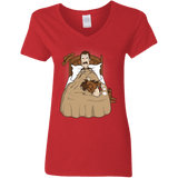 T-Shirts Red / S TOY PADRINO Women's V-Neck T-Shirt