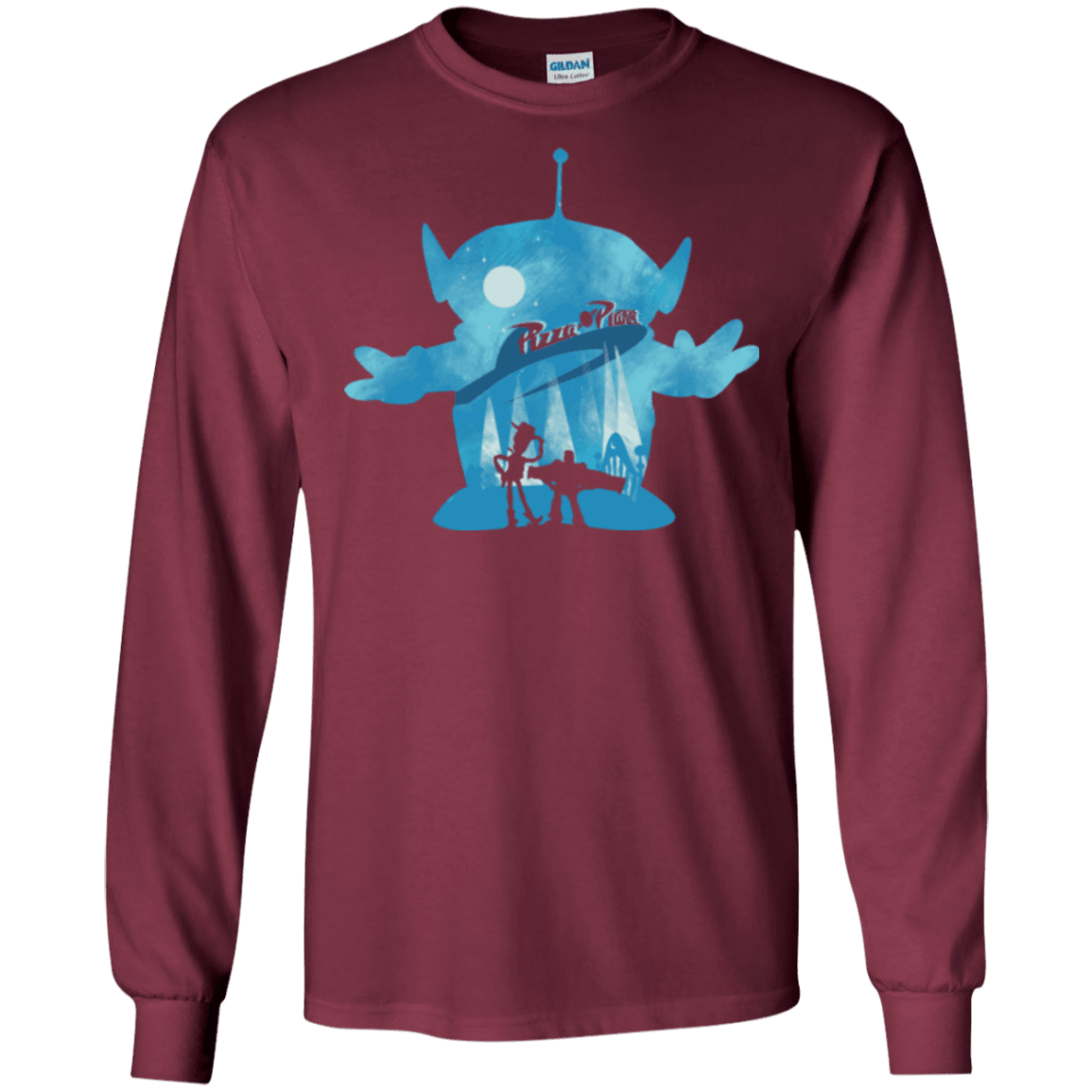 T-Shirts Maroon / S Toy Portrait Men's Long Sleeve T-Shirt