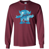 T-Shirts Maroon / S Toy Portrait Men's Long Sleeve T-Shirt