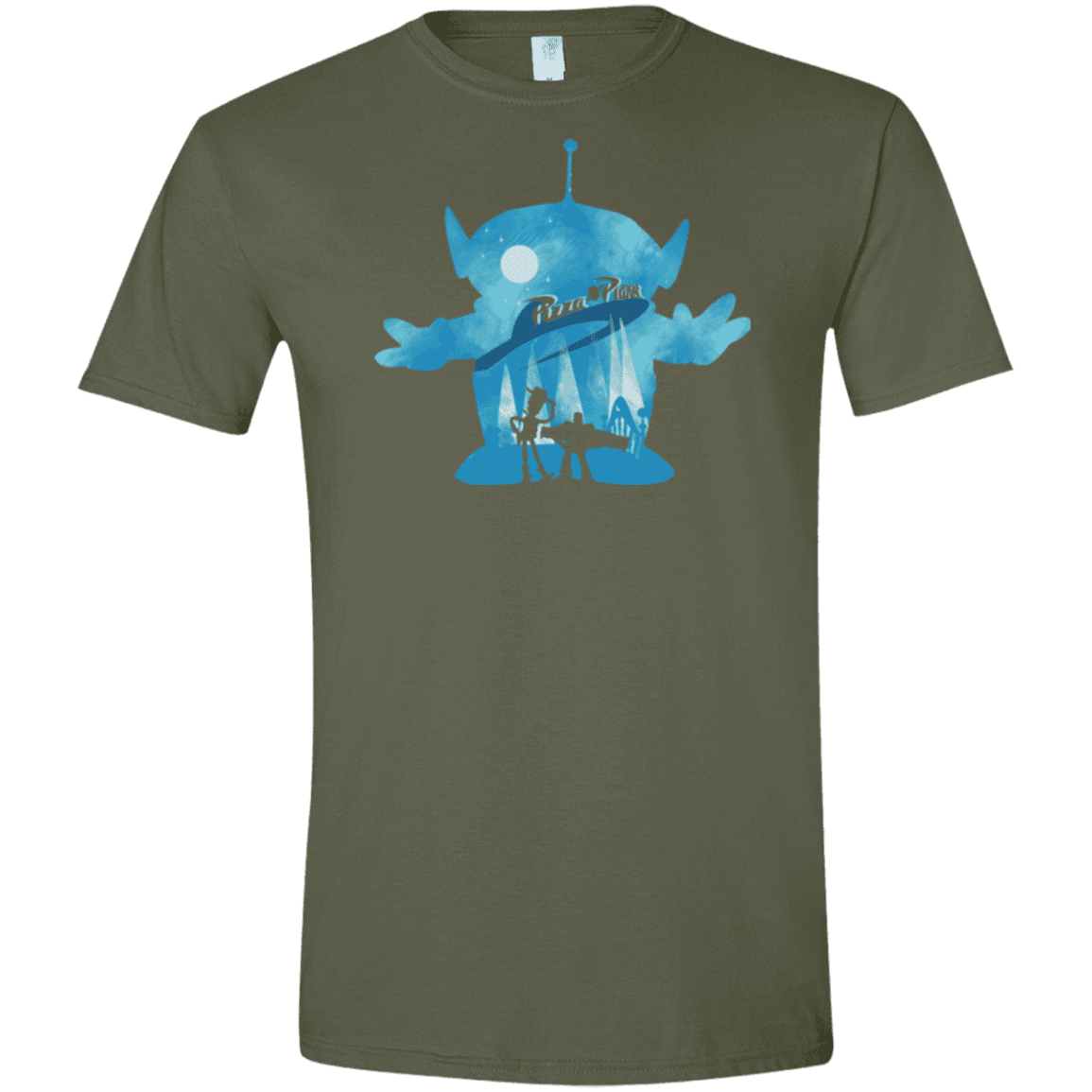 T-Shirts Military Green / S Toy Portrait Men's Semi-Fitted Softstyle