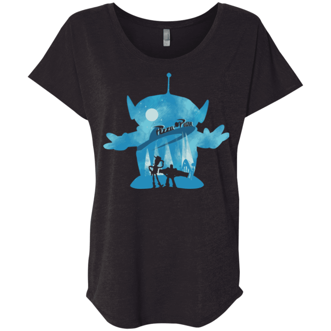 T-Shirts Vintage Black / X-Small Toy Portrait Triblend Dolman Sleeve