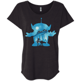 T-Shirts Vintage Black / X-Small Toy Portrait Triblend Dolman Sleeve