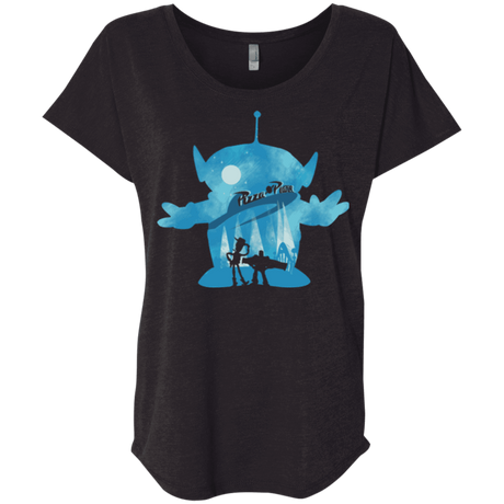 T-Shirts Vintage Black / X-Small Toy Portrait Triblend Dolman Sleeve