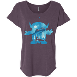 T-Shirts Vintage Purple / X-Small Toy Portrait Triblend Dolman Sleeve