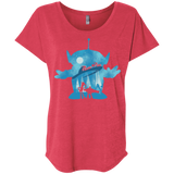 T-Shirts Vintage Red / X-Small Toy Portrait Triblend Dolman Sleeve