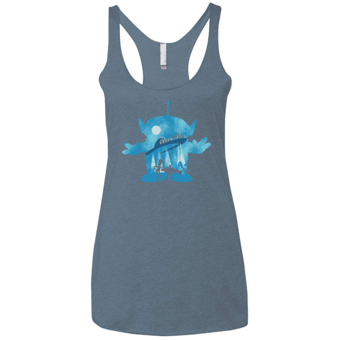 T-Shirts Indigo / X-Small Toy Portrait Women's Triblend Racerback Tank