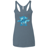 T-Shirts Indigo / X-Small Toy Portrait Women's Triblend Racerback Tank