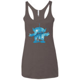 T-Shirts Macchiato / X-Small Toy Portrait Women's Triblend Racerback Tank