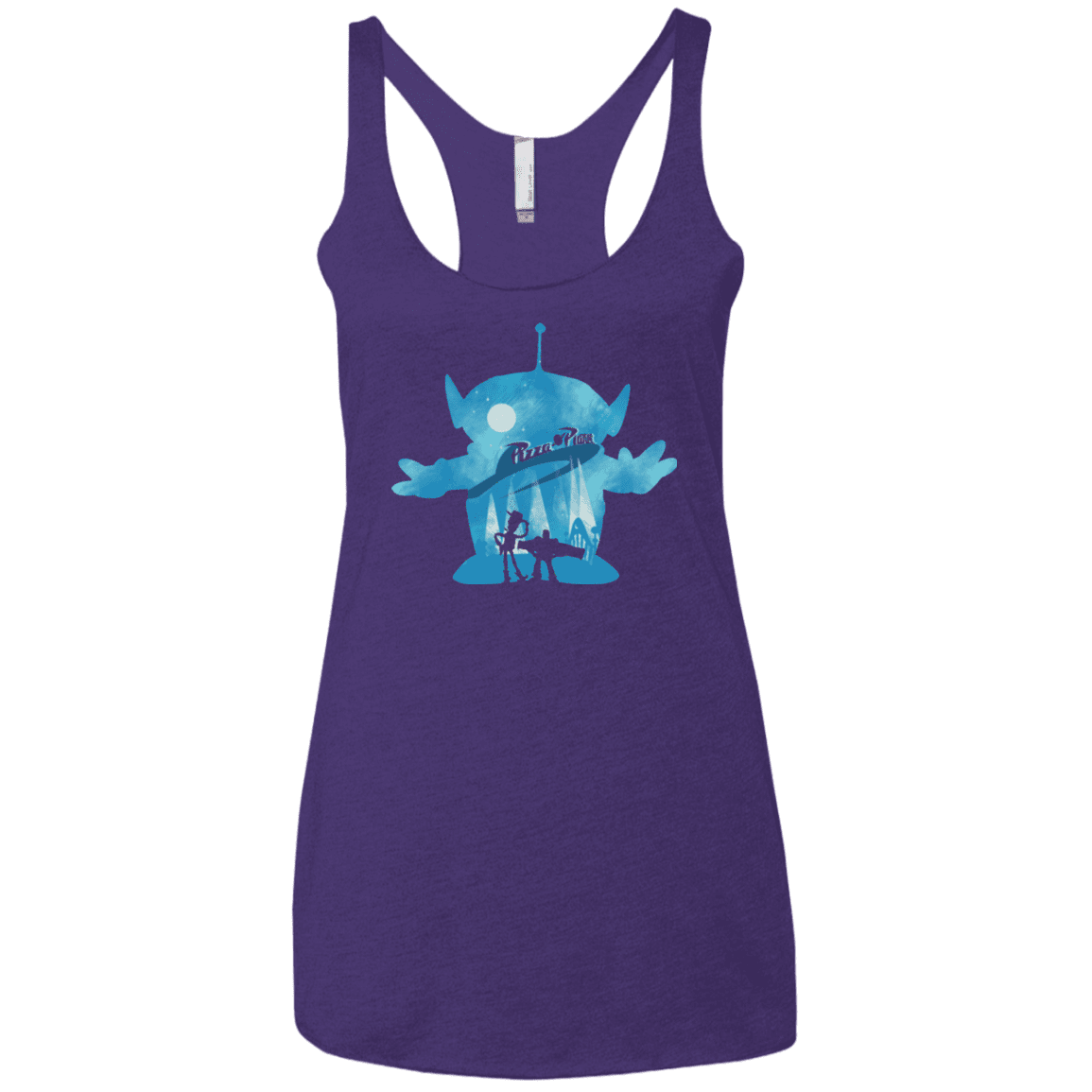 T-Shirts Purple Rush / X-Small Toy Portrait Women's Triblend Racerback Tank