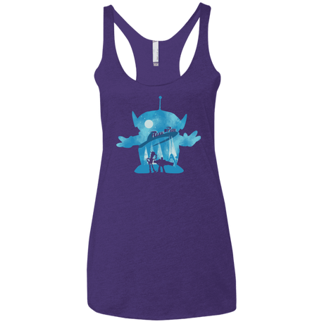 T-Shirts Purple Rush / X-Small Toy Portrait Women's Triblend Racerback Tank