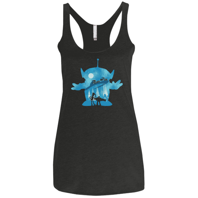 T-Shirts Vintage Black / X-Small Toy Portrait Women's Triblend Racerback Tank