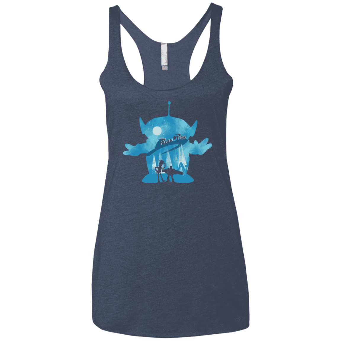 T-Shirts Vintage Navy / X-Small Toy Portrait Women's Triblend Racerback Tank